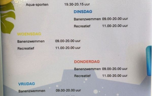 Openingstijden Hasselt Vakantie